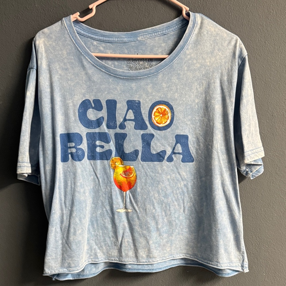 Ciao Bella Blue Graphic Tee